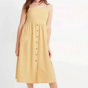 Madewell Button Down Cami Dress